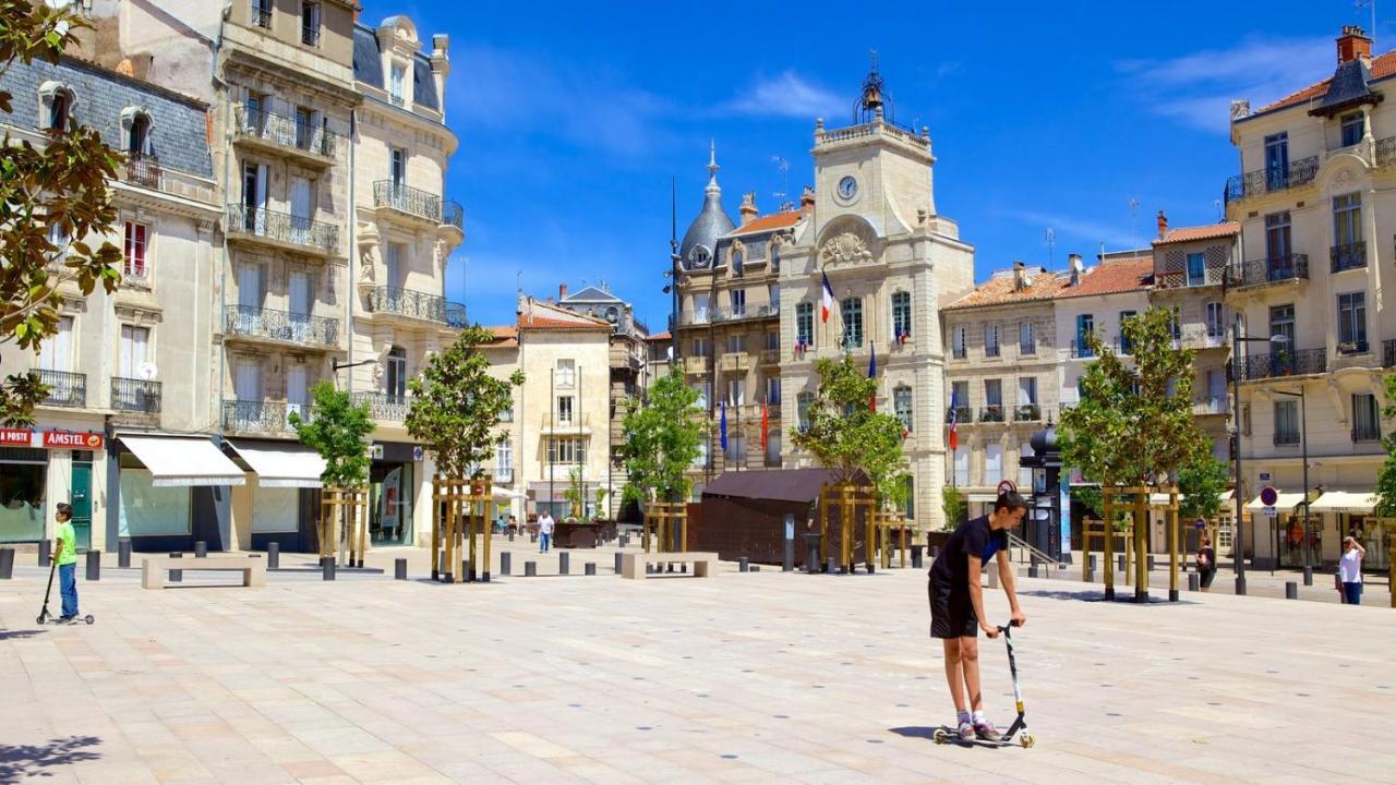 "La Cle Des Champs"-Meuble De Tourisme 3 Etoiles -Residence "Les Logis De Beziers"-Garage Optionnel-Coeur De Ville-Plages A 16Km ! Exteriör bild